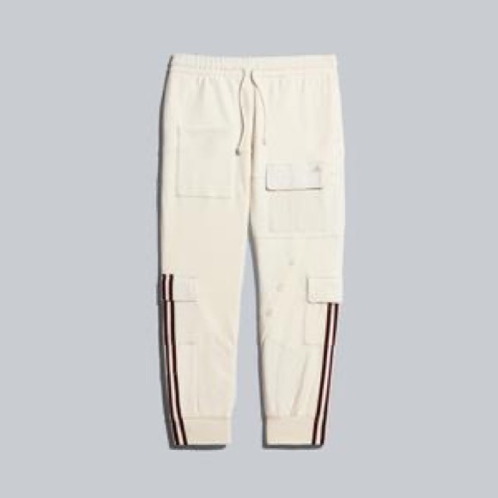 ADIDAS X IVY PARK CARGO JOGGERS Eccru tint/maroon